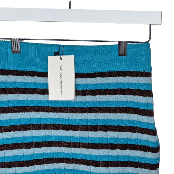Faithfull The Brand Naja Ribbed Knit Mini Skirt - Size 4 - NWT - Picture 1 of 6